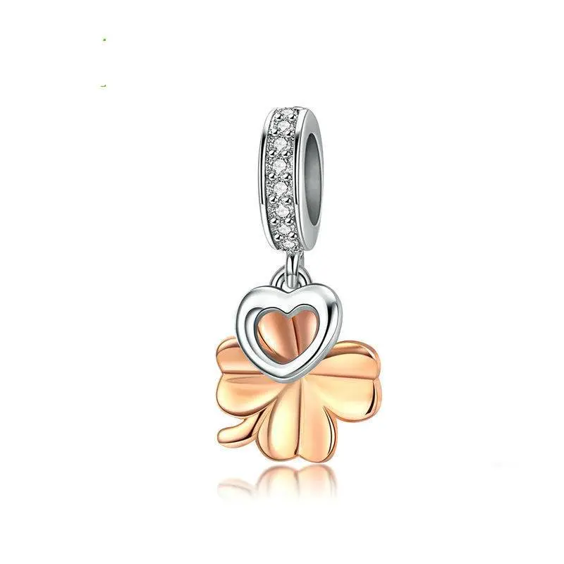 Gold Four Leaf Clover Charm