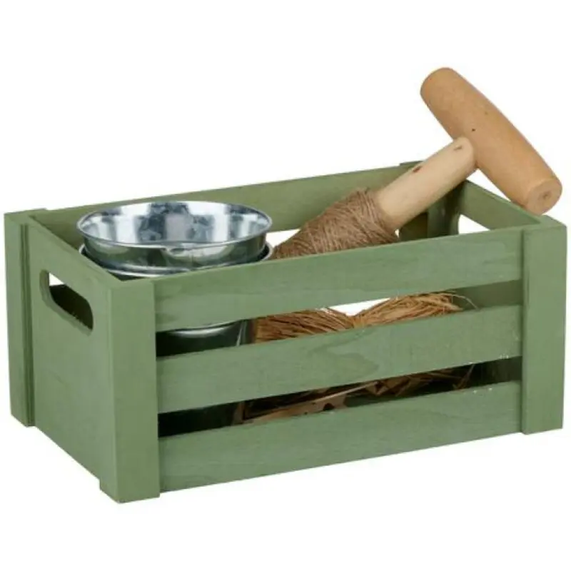 11PCS Sowing Planting Garden Tools Gift Set Includes Wooden Crate for Adults Gardeners - Garden Accessories Hand Tool Kit Birthday Christmas Presents Gardening Gifts for Women and Men 0
