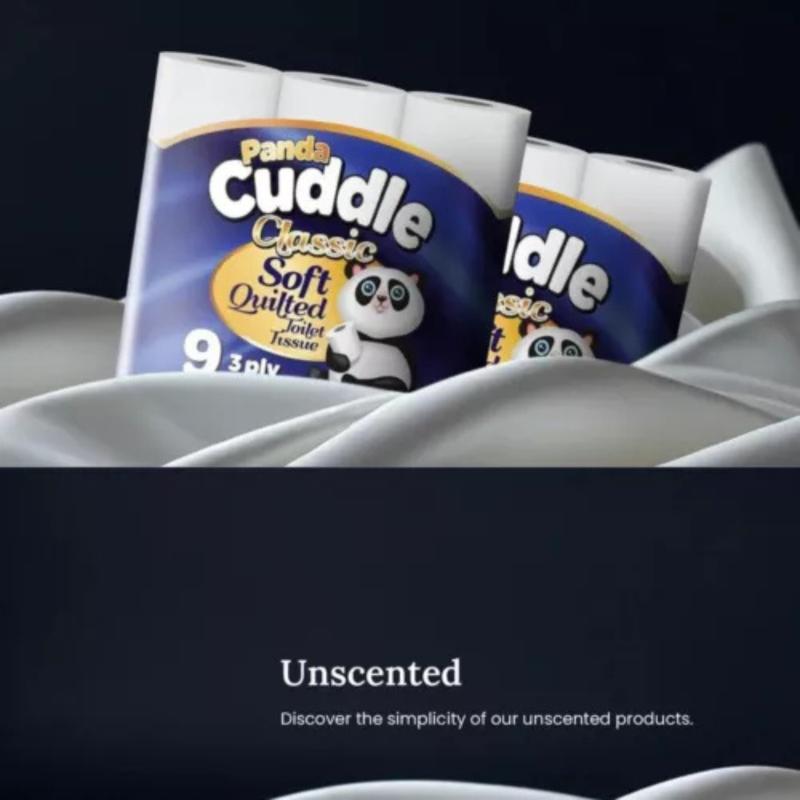 Panda Cuddle Classic | Aloe Vera | Lemon Soft Quilted 3 Ply  lightweight Toilet Tissue Roll bathroom Ultimate Comfort (Pack of 45) cheapest  eco-friendly strong toilet paper & wipes perfumescented 8