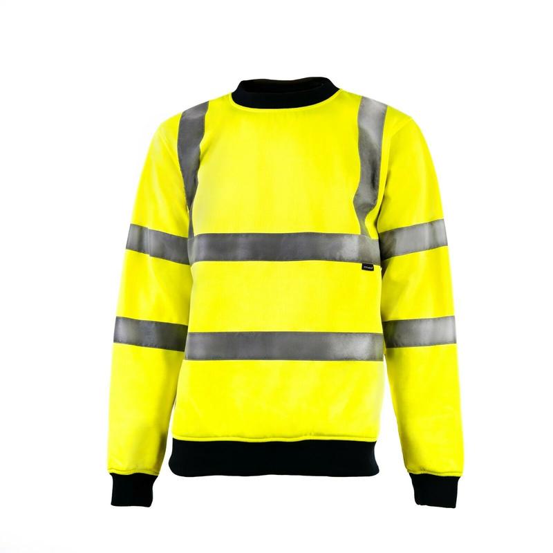 Step Ahead High Visibility Crew Neck Sweatshirt Work Safety Jumper 1