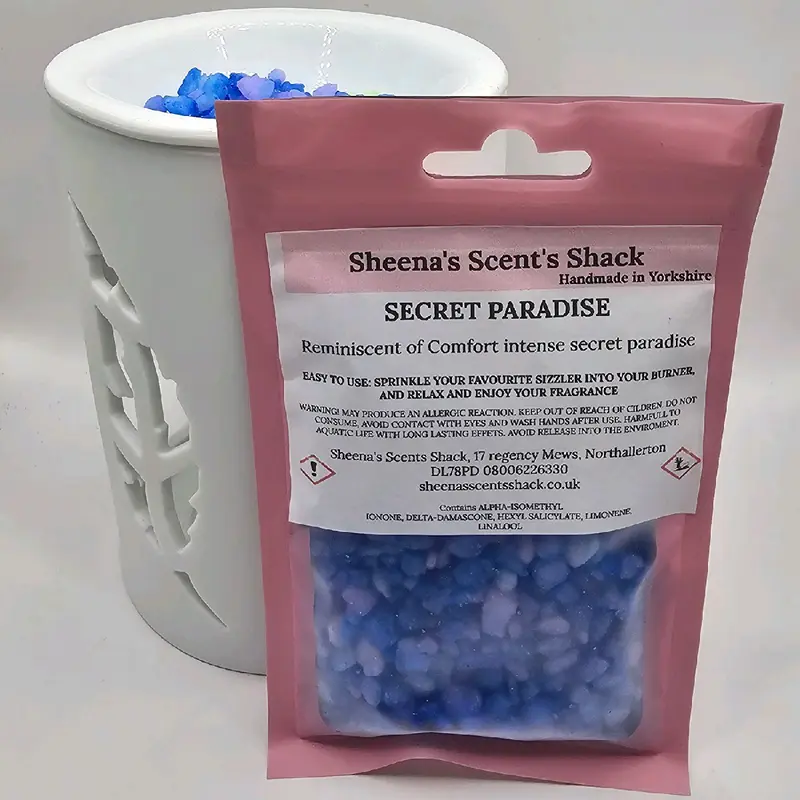 10  Highly Scented Perfume Sizzlers, Home Fragrance Sachet with over half a kilo of aroma salts Freshener 2
