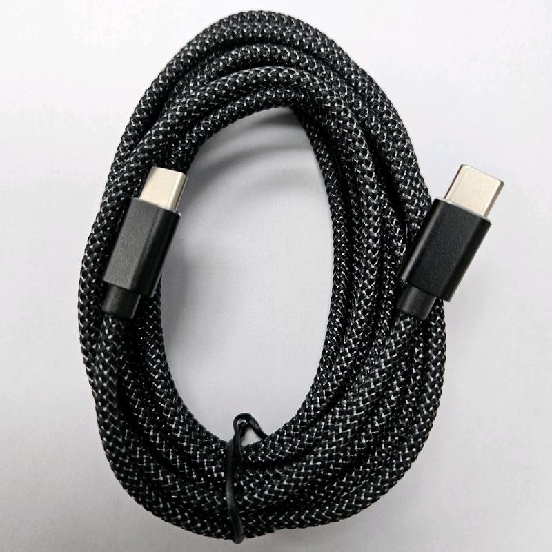 Type C to C Cable with Aluminium Shell and Extra Strong Braided Cable for Fast Charging - Compatible with Smartphones and Cellphones 2