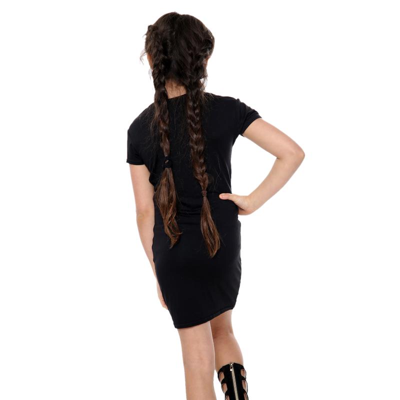 Girls Bodycon Midi Plain Dress 7