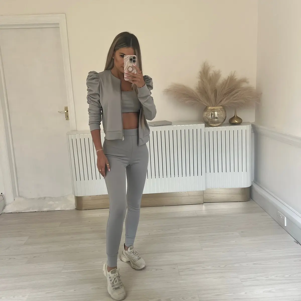 Grey bra