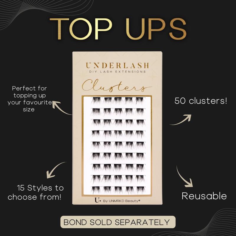 Clusters TOP UPS (Underlash) - UNMRKD Beauty Eyelash extensions ( DIY LASHES ) 0