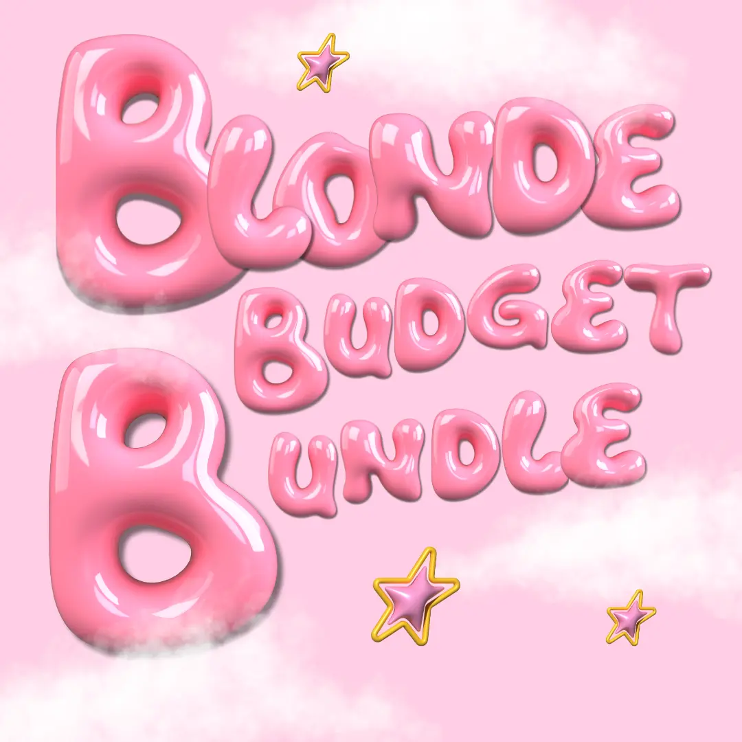 Blonde Hair Budget Bundle