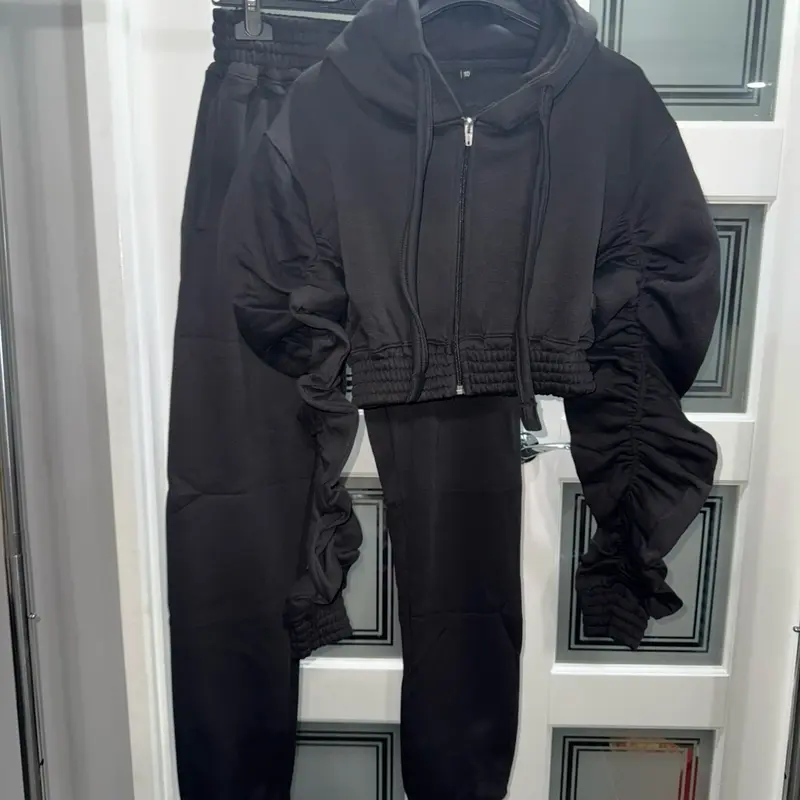 Premium Ruched Tracksuit All Colours 7