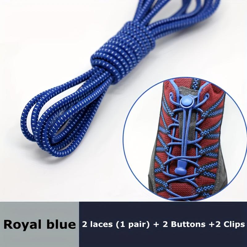 Easy-Tie No-Lace Shoelaces - 1 Pair, Elastic & Durable for Sneakers and Boots, Casual Style 5