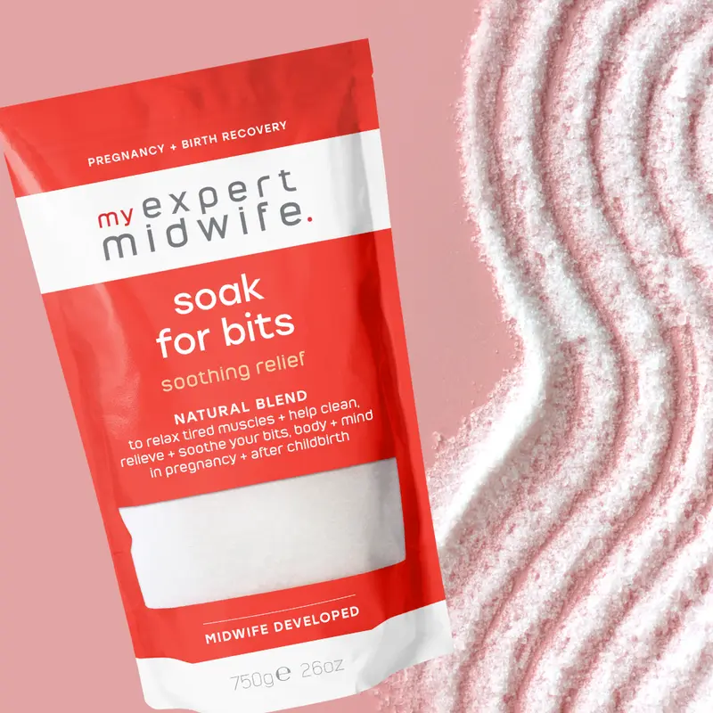 Soak for Bits Bath Salts | Post-Birth Recovery Essential | Premium Epsom Salts for Postpartum Recovery with Essential Oils 4