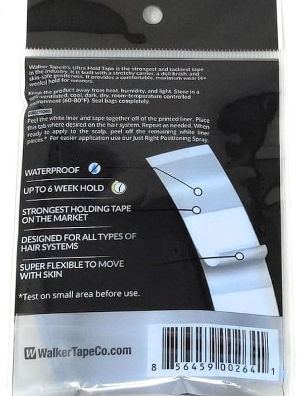 Walker Tape Ultra Hold Minis Double-Sided Tape Strips – 72pc/Bag, Professional-Grade, Long-Lasting Adhesive for Hair Extensions 2