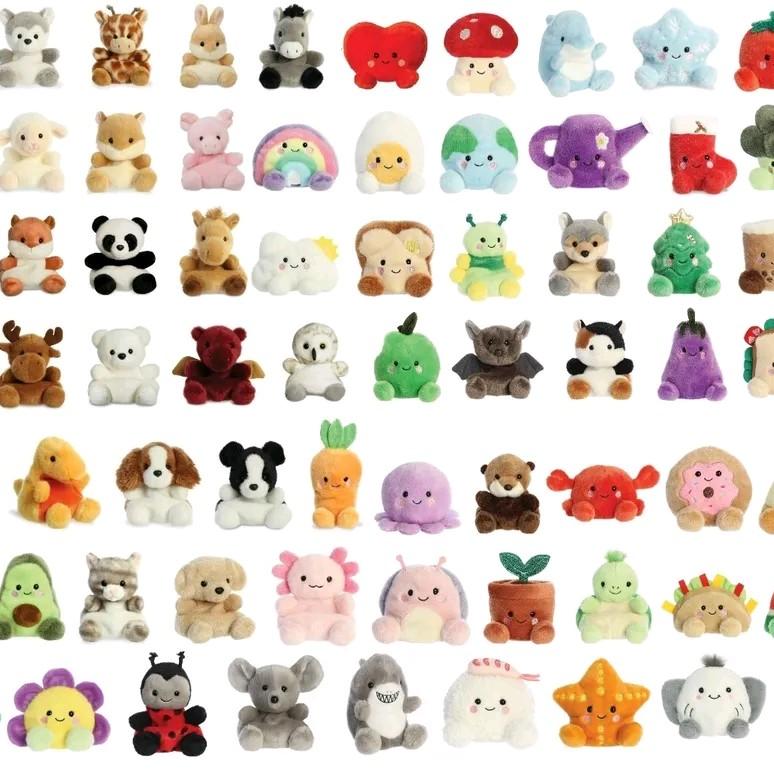 Palm Pals 5 inch Soft Toy Plush Super Kawaii Food/Animals Assortment 0