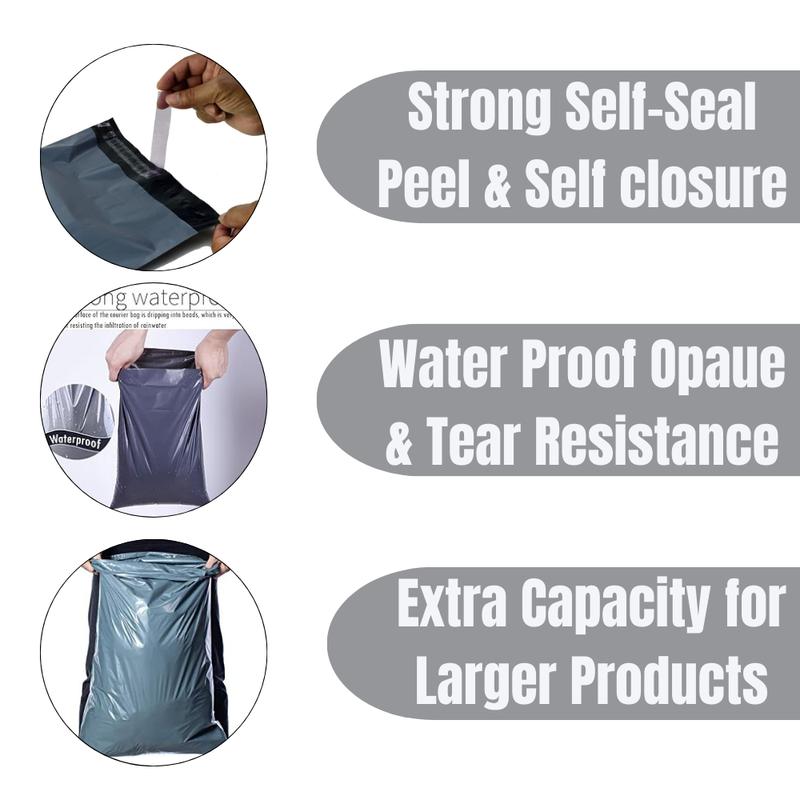 GREY MAILING BAGS STRONG POLY POSTAL POST POSTAGE SELF SEAL PACKAGING STRONG 3