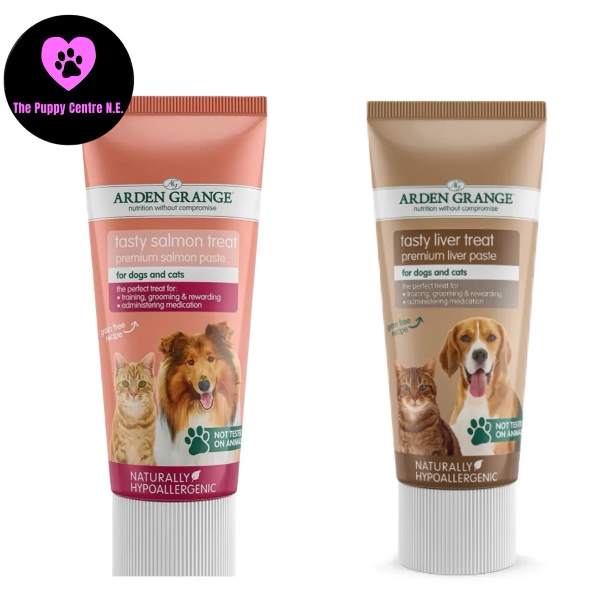 Arden Grange Liver, Salmon Paste for Dogs  + Cats + Training Treat + 75g