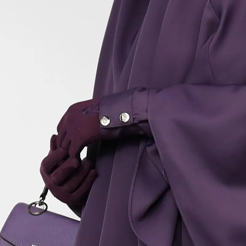 Bisht Abaya with Snap Buttons - More Colours - Womens Prayer Dress Zipper Pockets Wudu Friendly Abaya 48 to 64 Modest Fashion Women’s Islamic Clothing 4