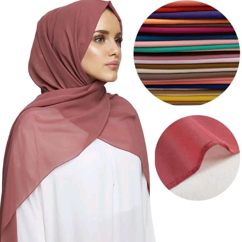 Chiffon Hijab Headscarf for Women - Lightweight and Perfect for Parties and Everyday Use 2