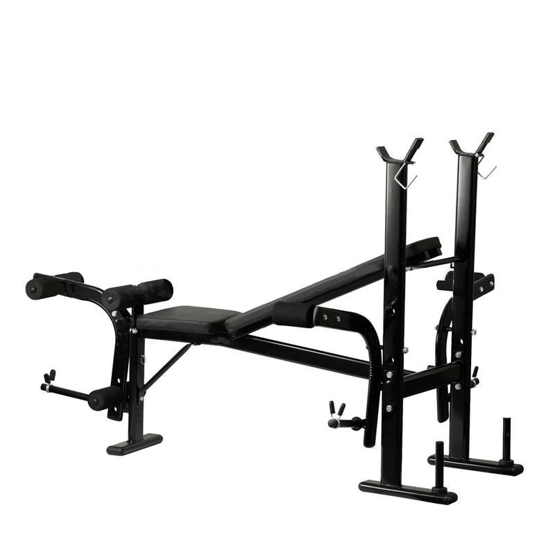 STRONGWAY™ Multi Gym - Adjustable Weight Bench with Barbell Rack (Foldable) 2
