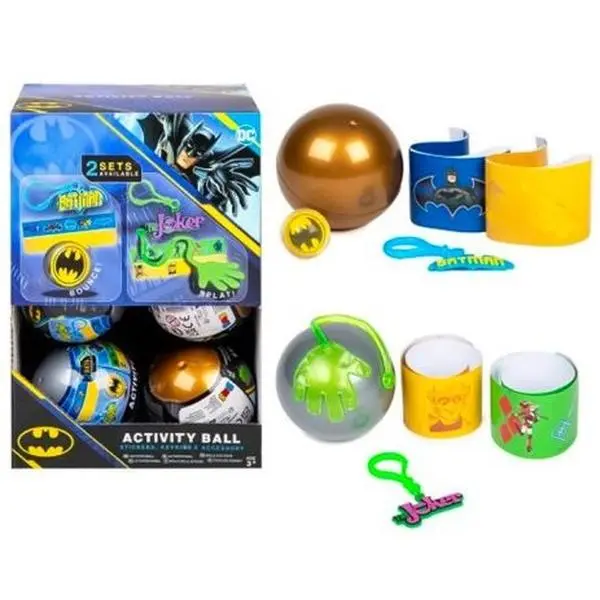 DC Batman Activity Ball - Stickers, Keyring, Accessory