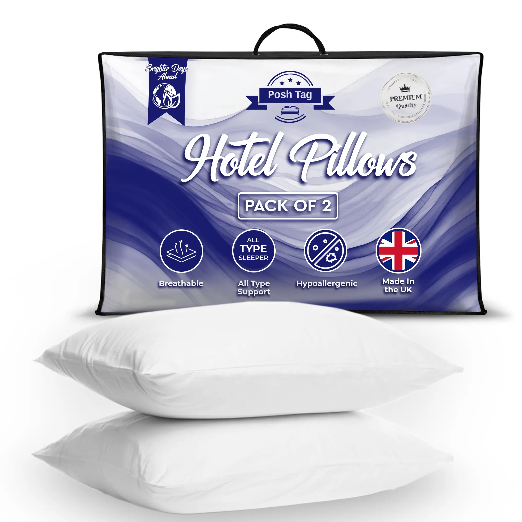 Hotel Quality Pillows, Same Day Shipping 2 Pack, 4 Pack, 6 Pack, 8 Pack, 10 Pack Extra Filled Luxury Pillows tiktok shop