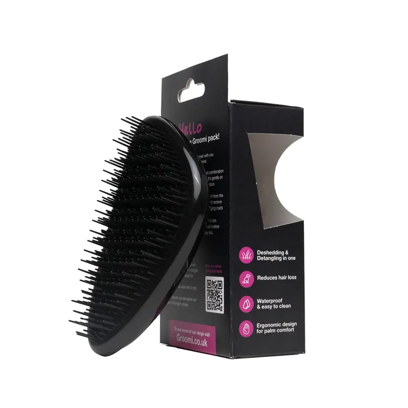 Groomi Pet Care + Knot Buster + Pet Detangling Brush + For Dogs, Cats & Horses + Gentle detangling + Easy to hold + Easy to use + Ergonomic Handle 0
