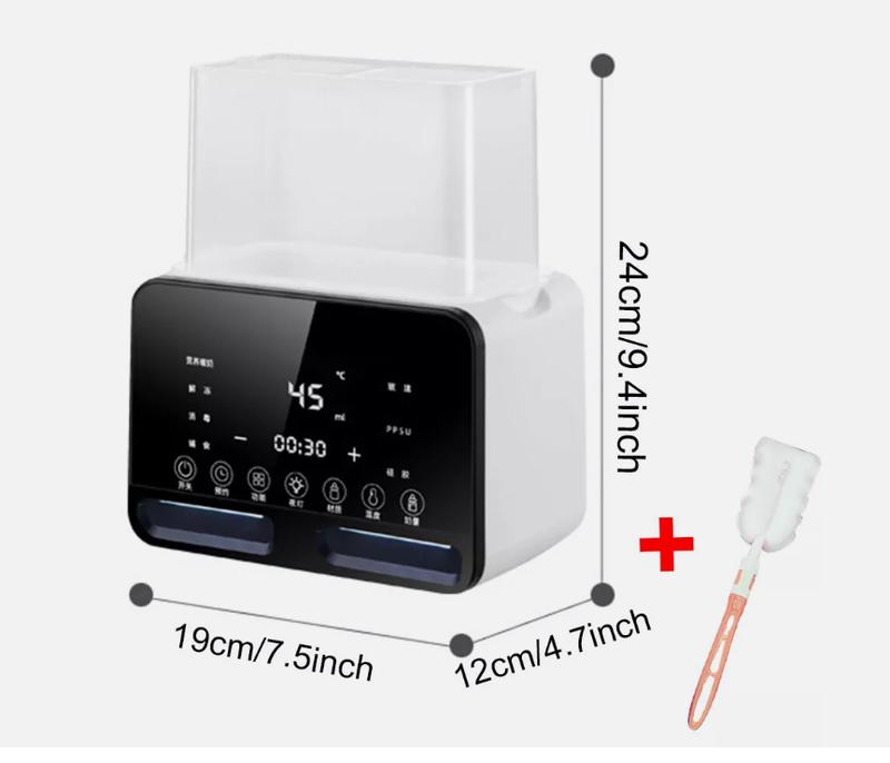 Baby Bottle Warmer Steriliser Fast Milk Warmer with LCD Display and Timer UK 1