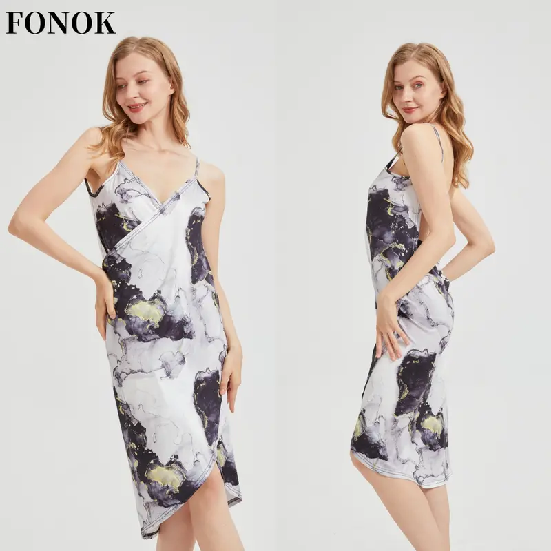 【FONOK】S-5XL Fancy beach dress Women Bikini Cover Up Swim Beachwear Long Maxi Wrap Sarong Beach Holiday Dress Womenswear 0