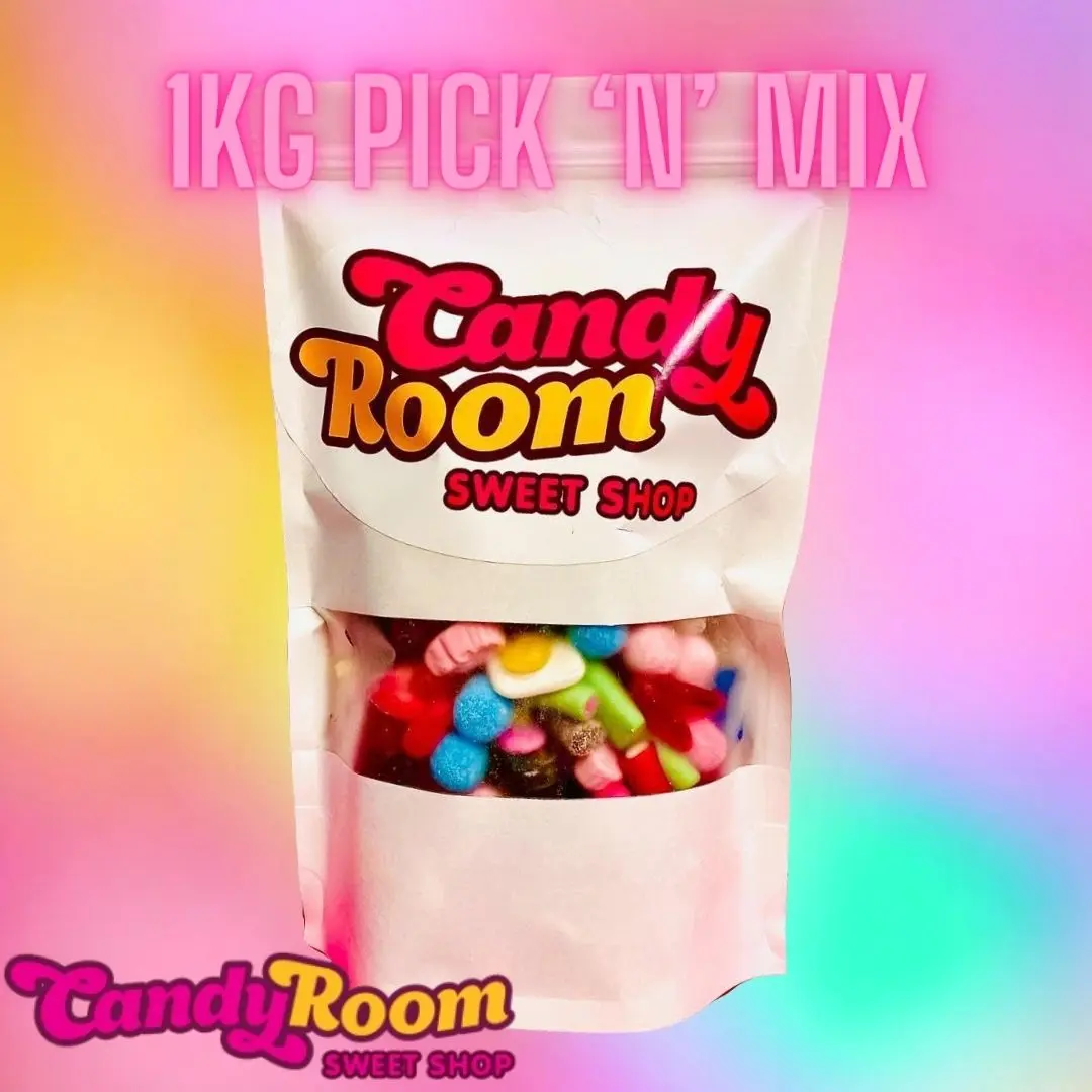 1 Kilo of Mixed Pick N Mix Sweets - delicious selection of our best pick n mix sweets. Choose from mixed, Vegan or mix without chocolate.