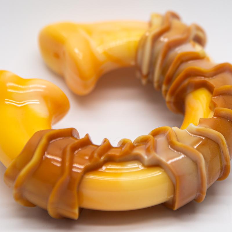 ReThink Dog Dental Munch Ring Chew Bacon Flavour Large Durable Pet Toy Textured 7