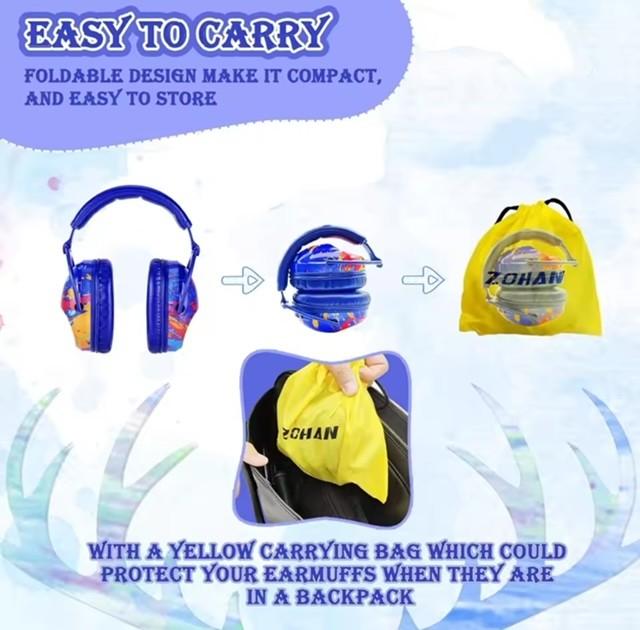 Ear Defenders for Kids - Noise cancelling ear protection with extra thick soft foam - Super comfortable 2