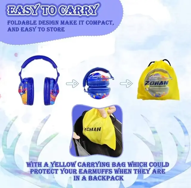 Ear Defenders for Kids - Noise cancelling ear protection with extra thick soft foam - Super comfortable 2