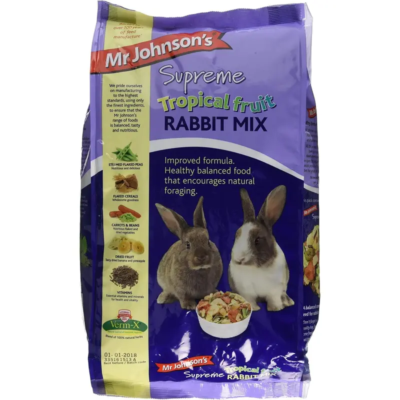 Mr Johnson's Supreme Tropical Fruity Rabbit Mix, 2.25 kg, transparent 0