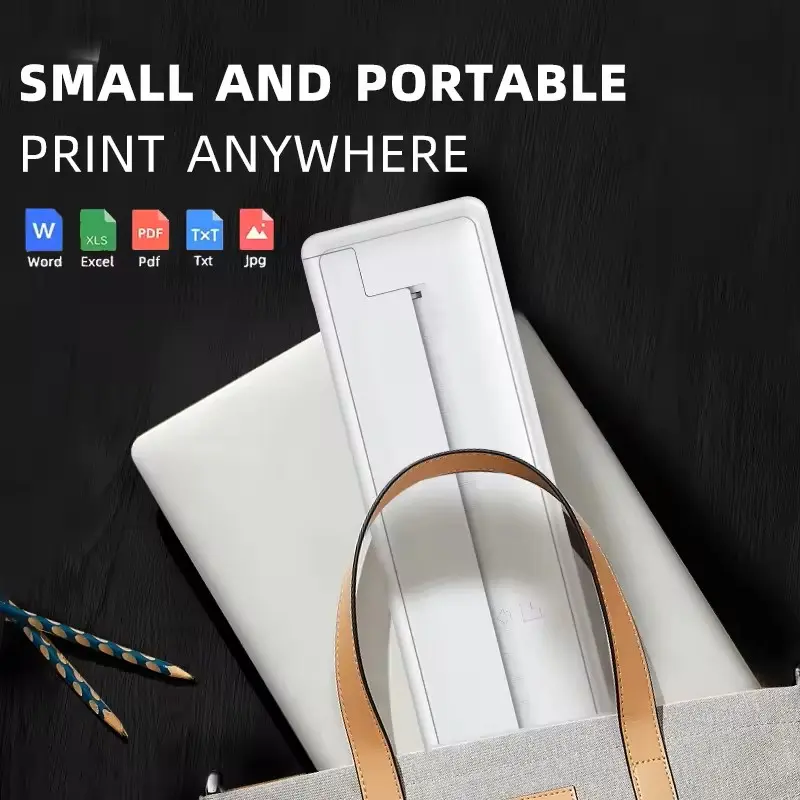 A4 Thermal Printer. Inkless and wireless Printer. with One Click Printing 3