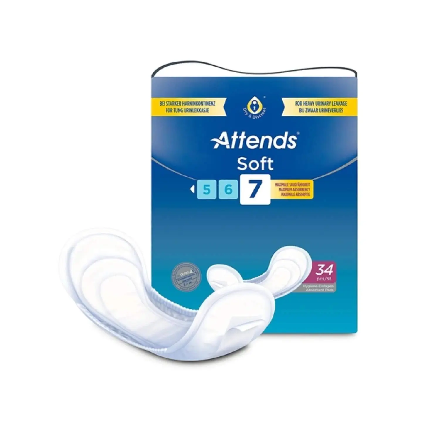Attends Soft Pads (7) 34 Pads