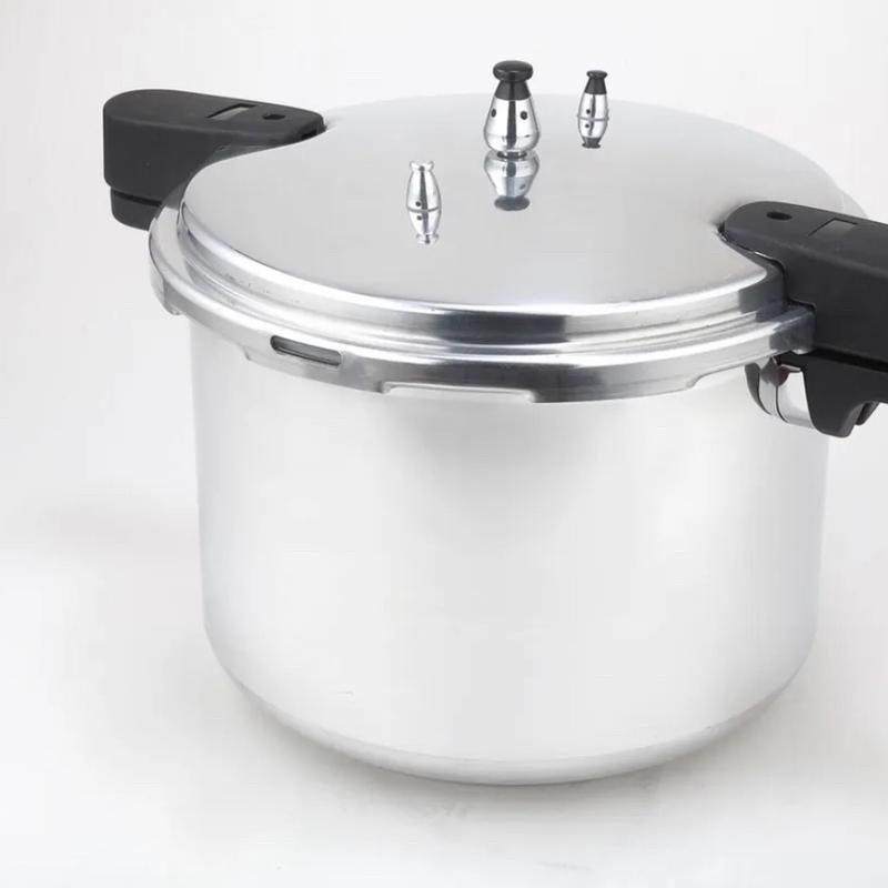 ALUMINIUM PRESSURE COOKER  KITCHEN CATERING HOME BRAND NEW WITH SPARE GASKET Aluminium Inner Pot Easy Clean Design Detachable Steam Vent Fast Cooking Aluminum Cookware Handles Induction 6