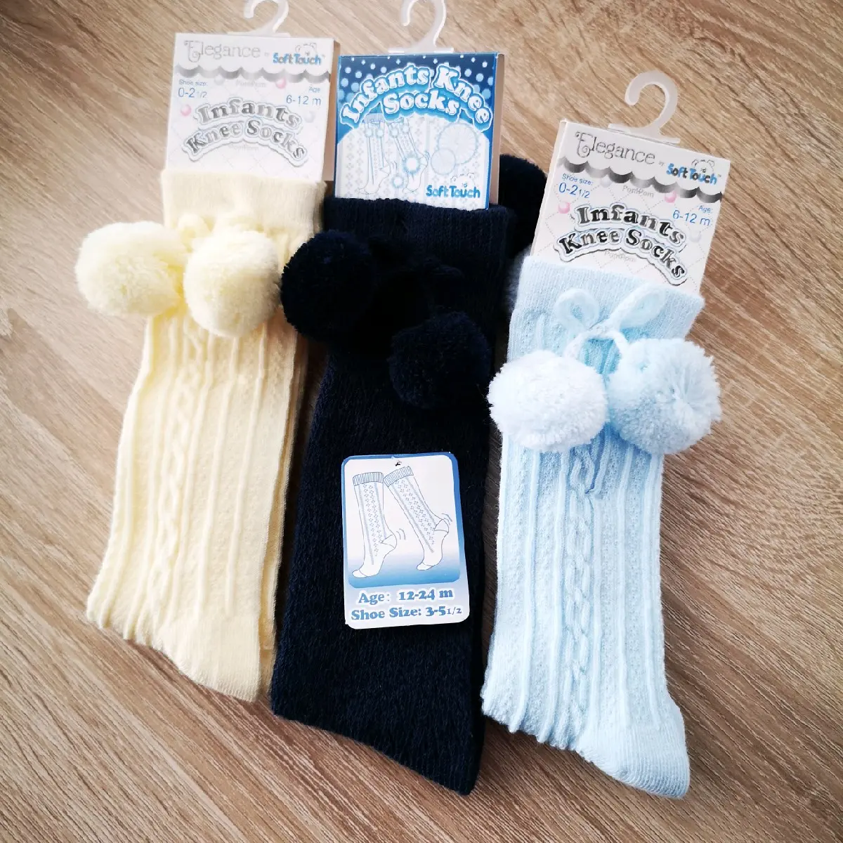 Pompom Knee Sock 0m-24 months