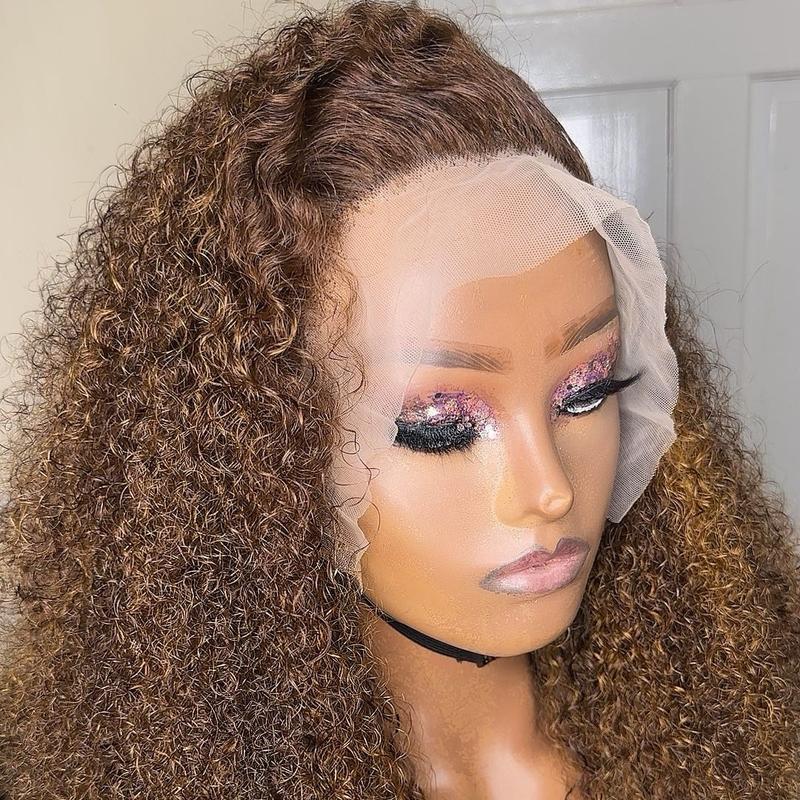 13x4 frontal pixie curl human hair wig 3