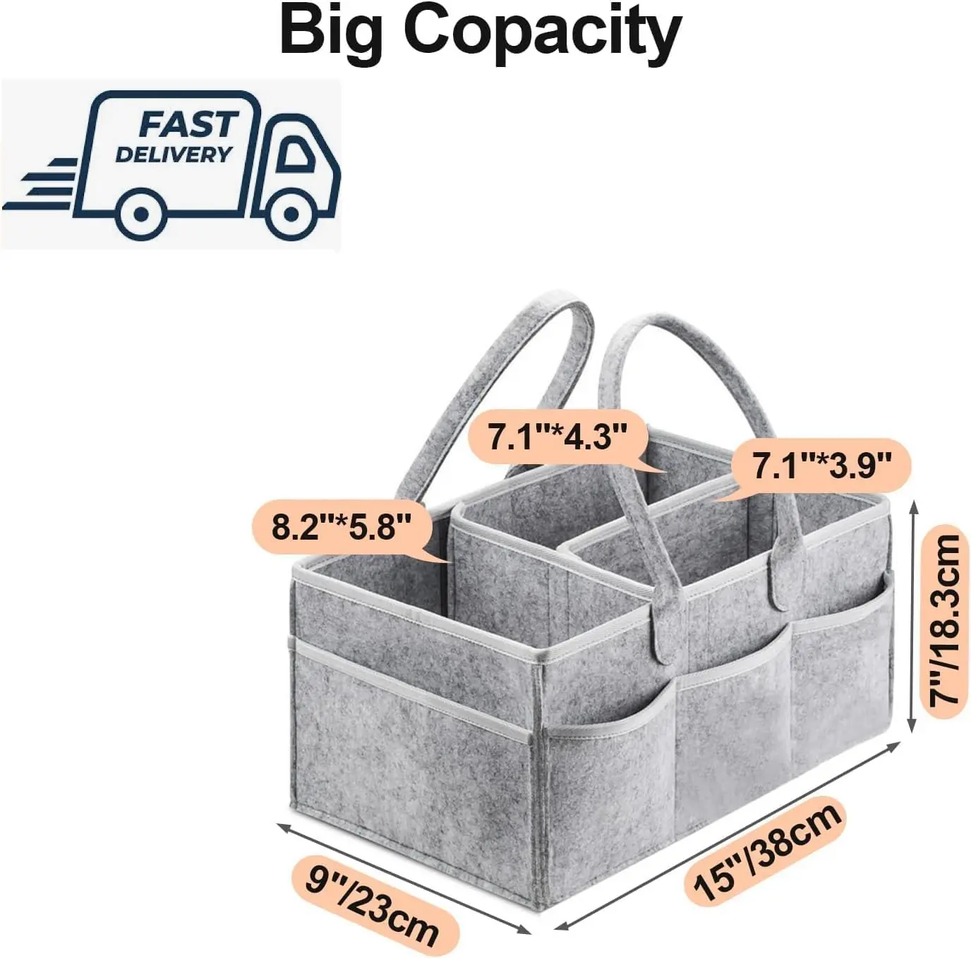 Baby Nappy Organizer Bag