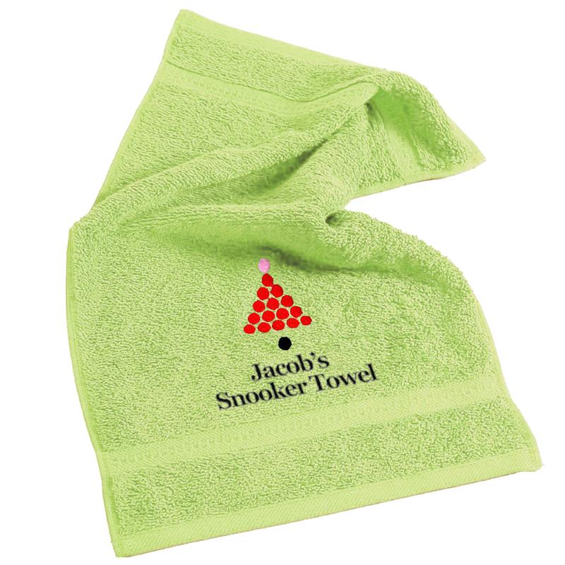 Aztex Personalised Snooker Towel 2