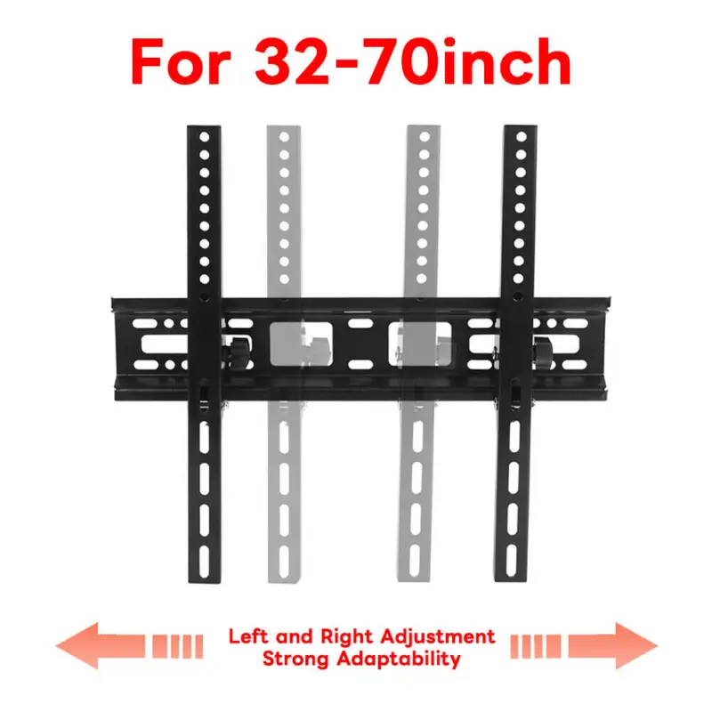 TV Wall Bracket Mount Slim Tilt For 32 36 40 50 55 Up to 72 Inch Universal Fit 3