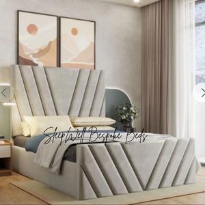 Italia Bed Frame - Minimalist and Elegant  Available in Various Colours + Optional Gaslift storage + Optional Mattress, single, double, king or superking new bed design