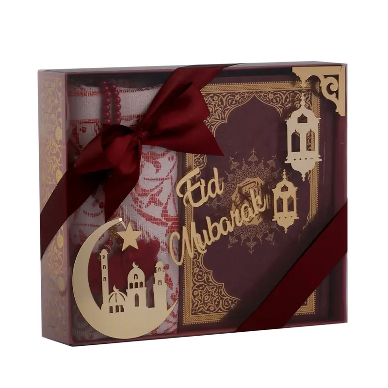 EID GIFT SET * - 3pc bundle gift set, includes Quran, Prayer Rug & Tasbeeh 6