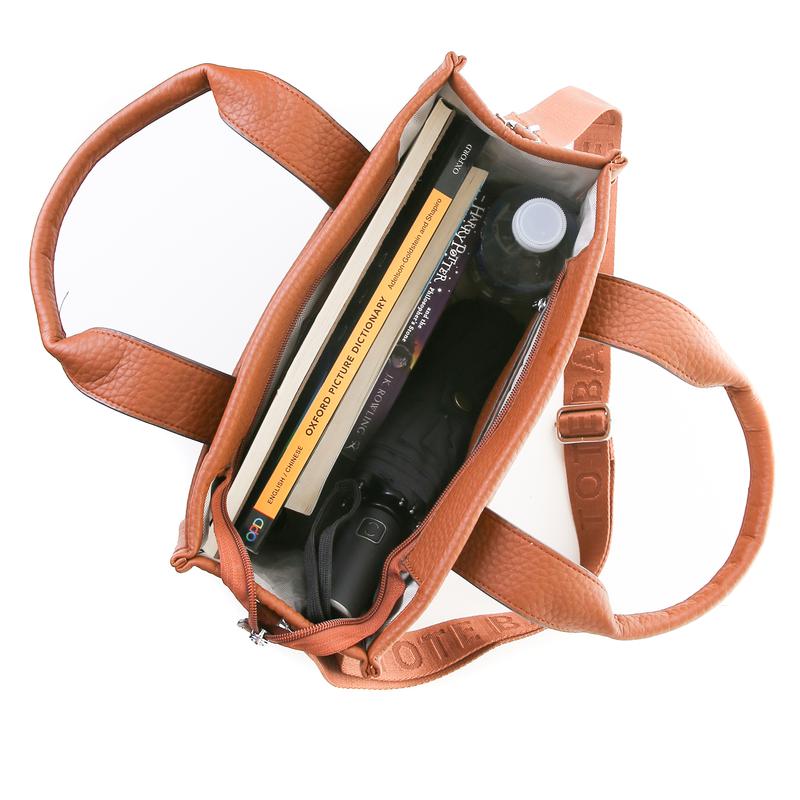 Tote Bag for Women PU Leather Large Capacity Women's Leather with Adjustable Strap Top-handle Bag Crossbody Bag 8