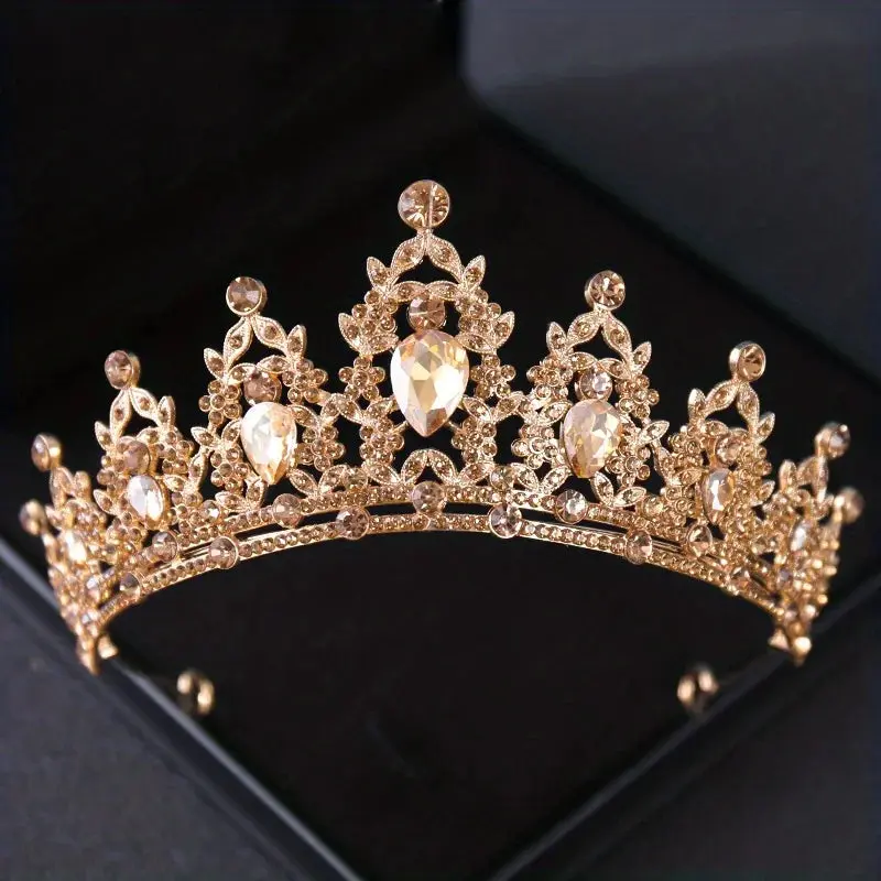 Crystal Bridal Tiara Silver Wedding Crown Diadem Headpiece Hair Jewelry 3