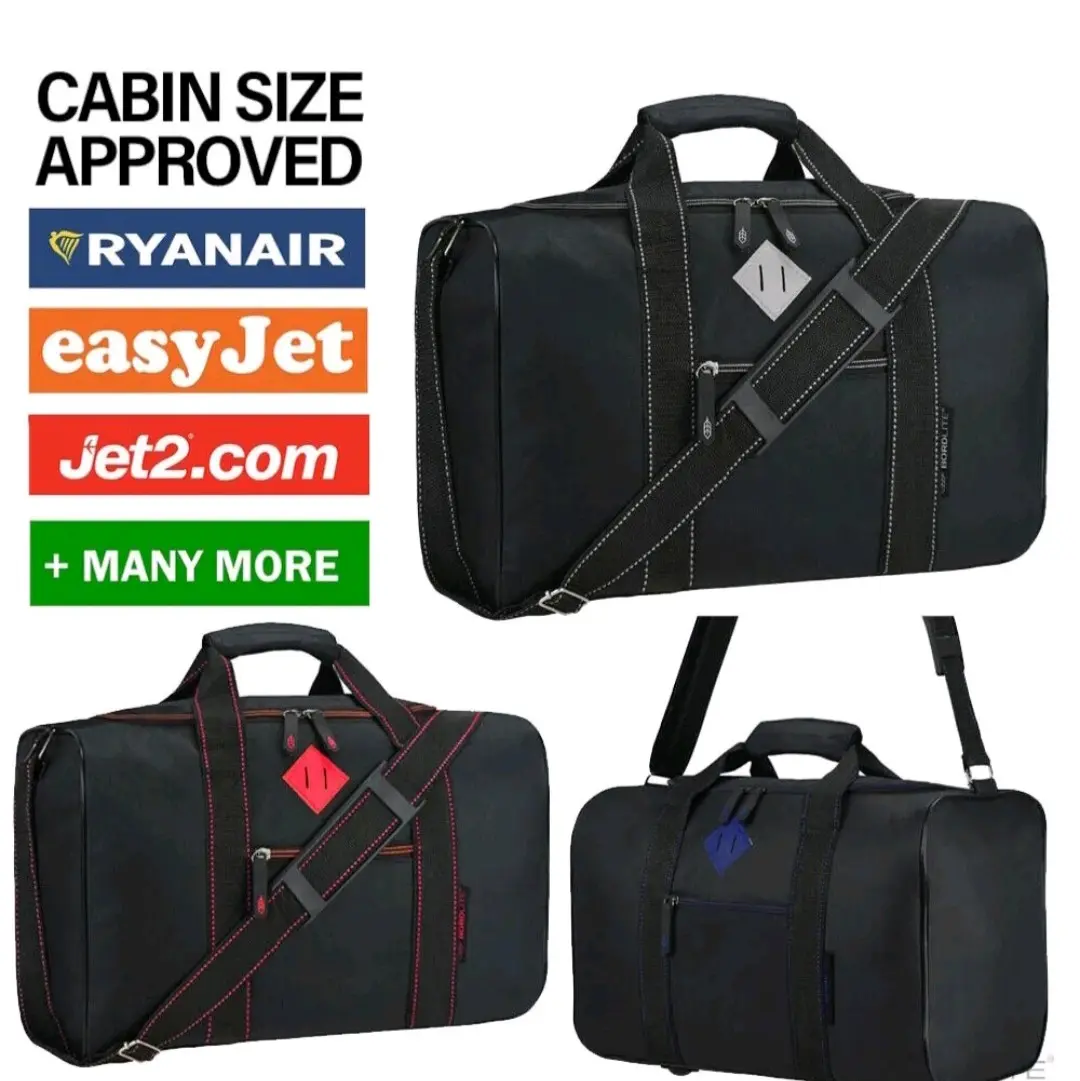 Ryan Air Easy Jet Underseat Cabin Bag - Ideal for Gym and Overnight Stay
