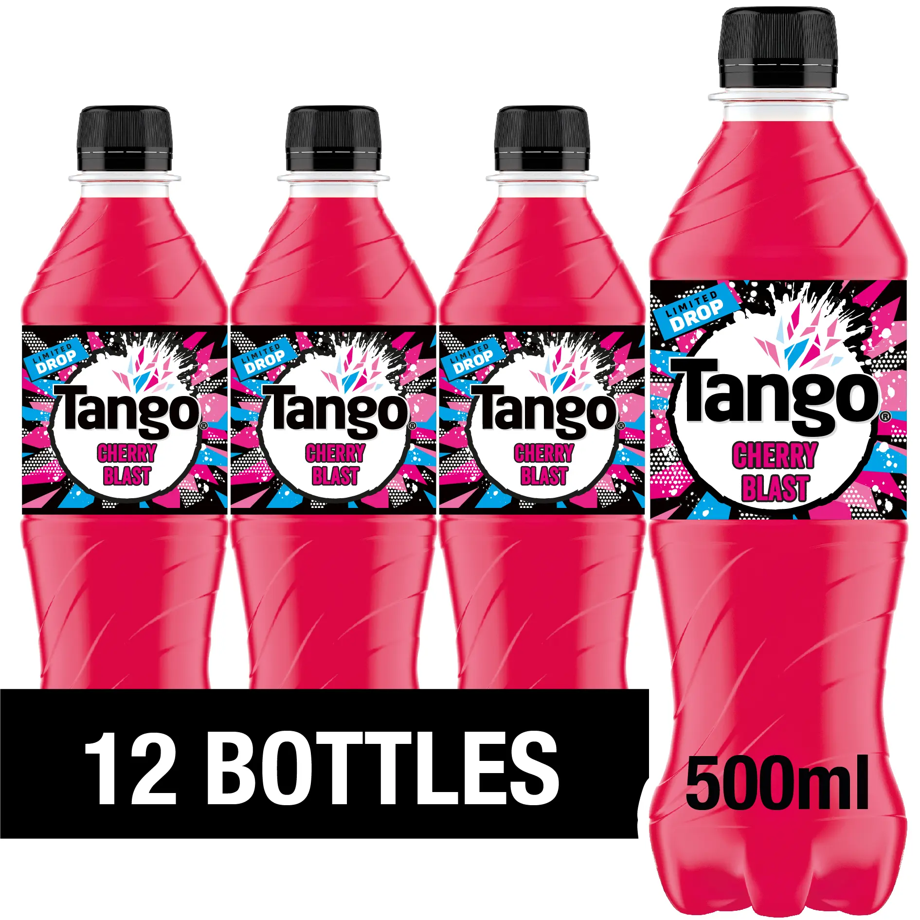 Tango Ice Blast 2025 Cherry 12 x 500ml Fizzy Soft Drink Limited edition Beverage
