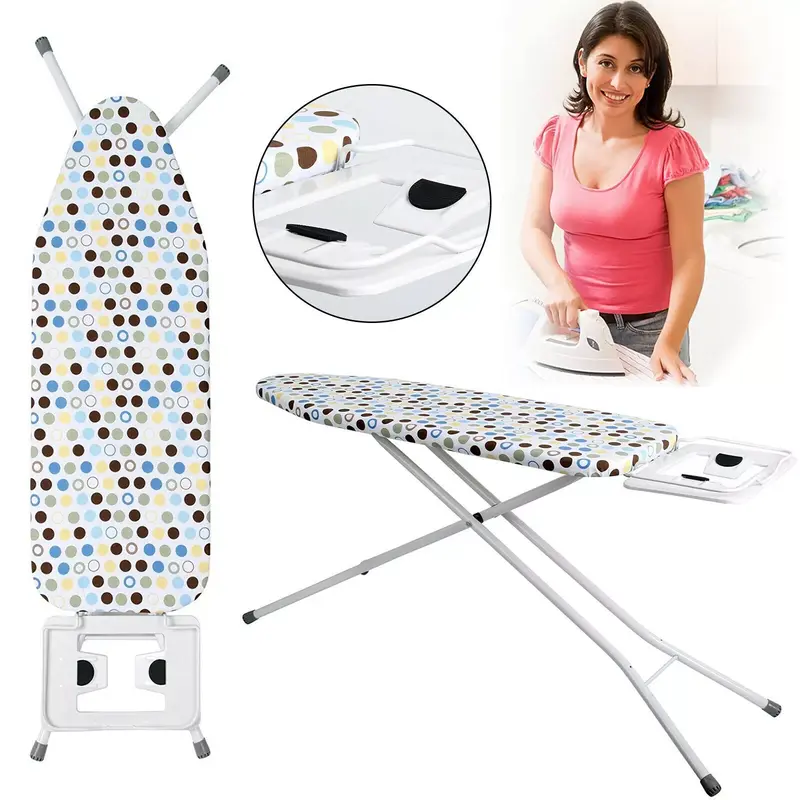 Adjustable Folding Ironing Board Table with Non-Slip Rack 5