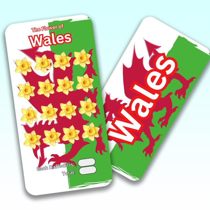Flowers Of Great Britain Savings Challenges with Dashboard on back, 3x6in for cash envelopes, Lamination Options, Challenge Tracker uk stuffer 4