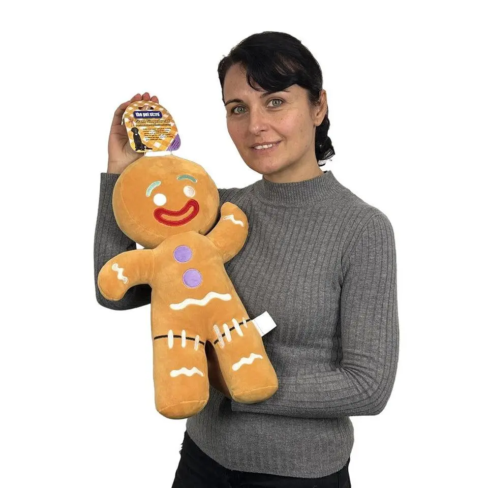 Giant Gingerbread Man | Brown's Plush Dog Toy