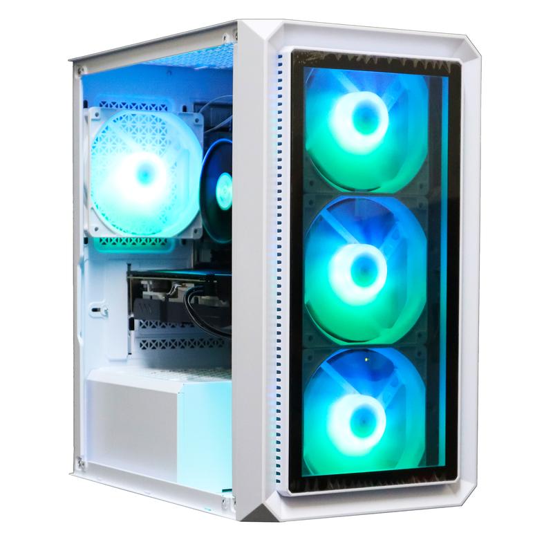 Fast Gaming PC AMD Ryzen 5 5600 - 16GB DDR4 RAM, 1TB M.2, NVIDIA 6GB RTX 3050 Windows 11 Pro with Norton Anti-Virus & CCleaner 3