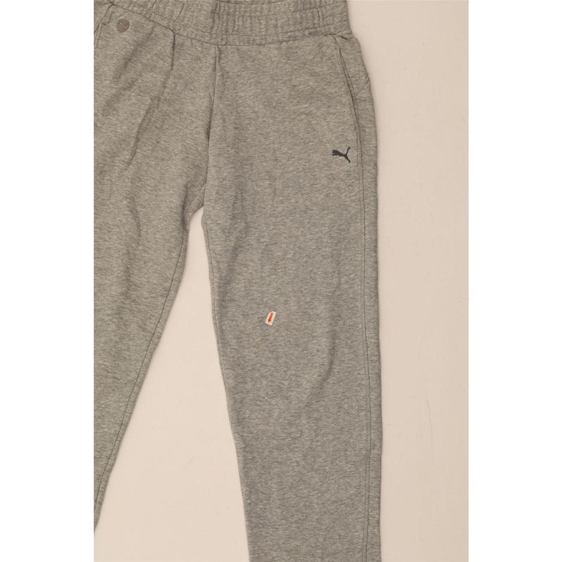 Pre-Owned Vintage PUMA Womens Tracksuit Trousers Joggers UK 12 Medium Grey Cotton 3