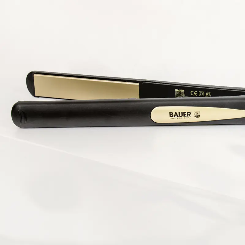 Bauer Professional Ceramic Hair Straighteners - For All Hair Types - Portable - Fast Heating 8
